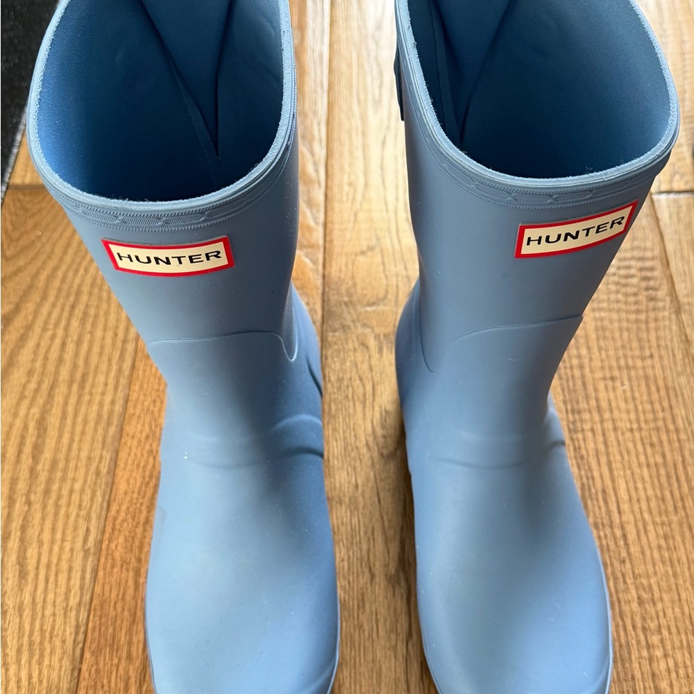 Hunter Women's Light Blue Rain Boots